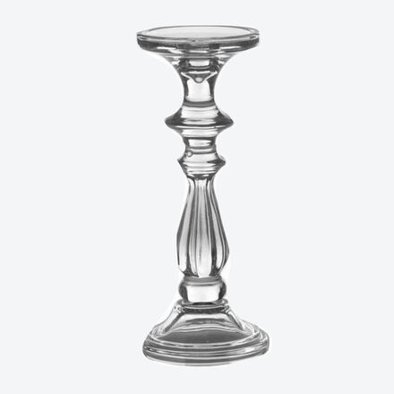 Produktbild f�r 'Kerzenst�nder - transparentes Glas, moderne Form'