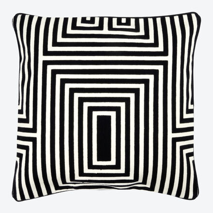 Produktbild fr 'Kissen Lambert Vasarely - handbestickt, 50/50 cm, inkl. Fllung'