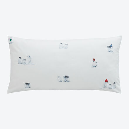 Produktbild fr 'Kissenbezug 40 x 80 cm zur Feinflanell-Bettwsche Pinguin'