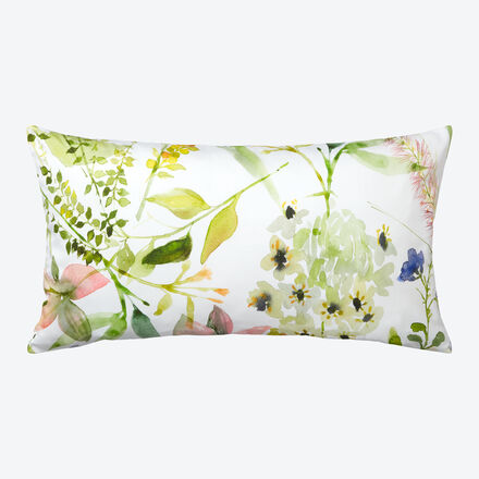 Produktbild fr 'Kissenbezug 40 x 80 cm zur frhlingsfrischen Satin-Wendebettwsche'