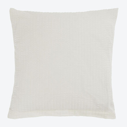 Produktbild fr 'Kissenbezug 40x40 cm: Federleichte Mako-Seersucker-Bettwsche'