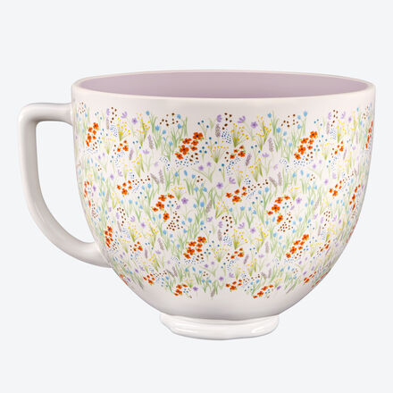 Produktbild f�r 'KitchenAid Keramiksch�ssel Wildflower - 4,7 l'