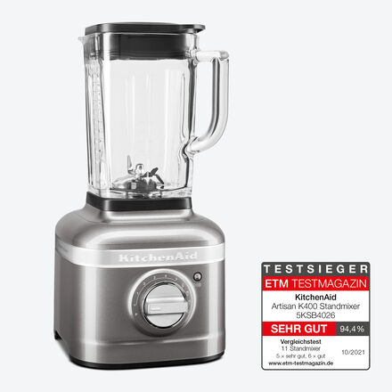 Produktbild fr 'KitchenAid Standmixer Artisan: Priert pulverfein, Passieren berflssig'