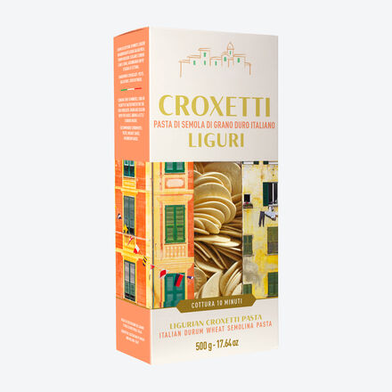 Produktbild fr 'Klassische ligurische Pasta: Croxetti, Nudeln, italienische Pasta'
