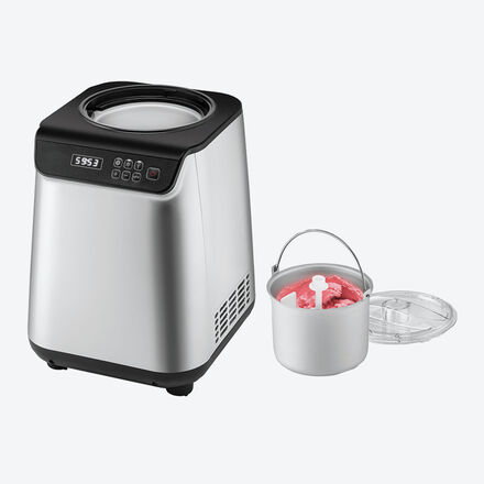 Produktbild fr 'Kompakte Kompressor-Eismaschine bereitet ohne Vorkhlung Eis, Sorbet oder Frozen Joghurt'
