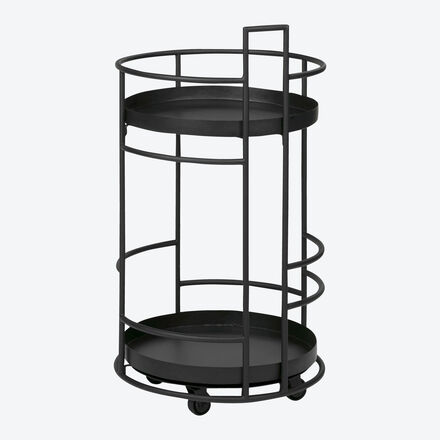 Produktbild fr 'Kompakter Lambert Designer-Barwagen in elegantem Schwarz'