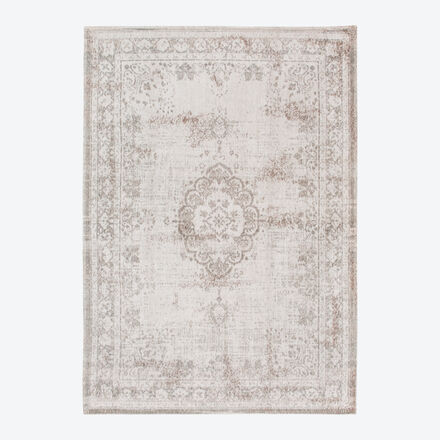 Produktbild fr 'Kurzfloriger Vintage-Teppich mit Ornament-Muster'