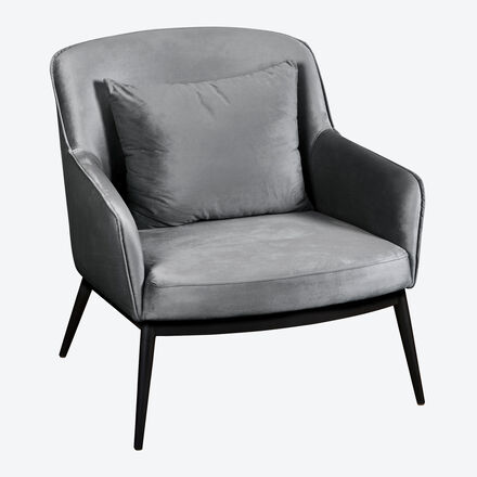 Produktbild fr 'Lambert Lounge-Sessel im exklusiven Samt-Look'