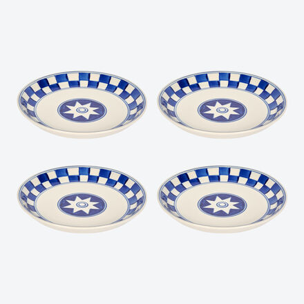 Produktbild fr 'Lambert Keramik-Essteller Kchenkaro -  26 cm, handbemalt '