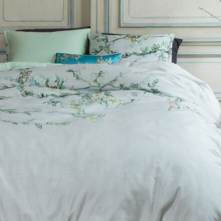 Produktbild fr 'Luxurise Satin-Bettwsche mit van Goghs Mandelblte'