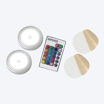 Produktbild fr 'Mobile Mini-LED-Leuchten mit Fernbedienung, Schrankbeleuchtung, batteriebetrieben, LED-Licht'