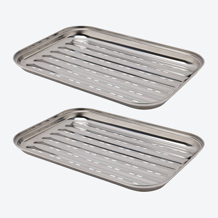 Produktbild fr 'Nachhaltige Alternative: Edelstahl-Grillschale'