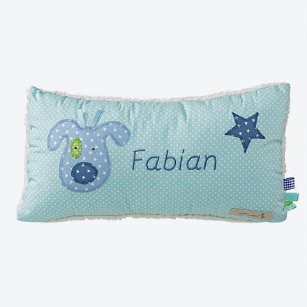 Produktbild fr 'Namenskissen Hund als persnliches Geschenk zu Geburt, Taufe oder Geburtstag'