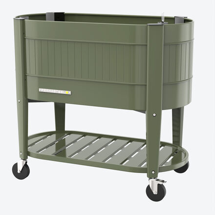 Produktbild f�r 'Permasteel Hochbeet mit EnGrow System f�r gesundes Pflanzenwachstum'