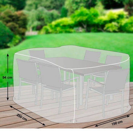 Produktbild fr 'Premium-Schutzhllen fr Outdoor-Sitzgruppen aus flexibler Ripstop-Kunstfaser'