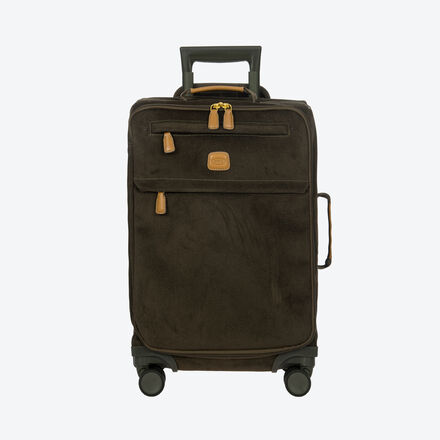 Produktbild fr 'Reisekoffer Life 72 l -  Wildleder-Optik, Olive, 44 x 25 x 71 cm (B/T/H)'