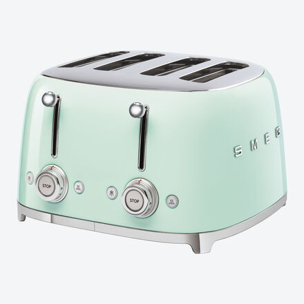 Produktbild fr 'SMEG 4-Schlitz-Toaster verbindet eleganten Retro-Look mit modernster Technik'