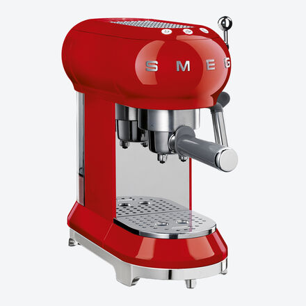 Produktbild fr 'SMEG Siebtrgermaschine: Italienischer Kaffeegenuss aus gemahlenem Kaffee und Pads'