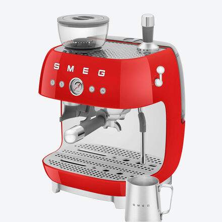 Produktbild fr 'SMEG-Siebtrgermaschine mit Kaffeemhle, Espressomaschine'
