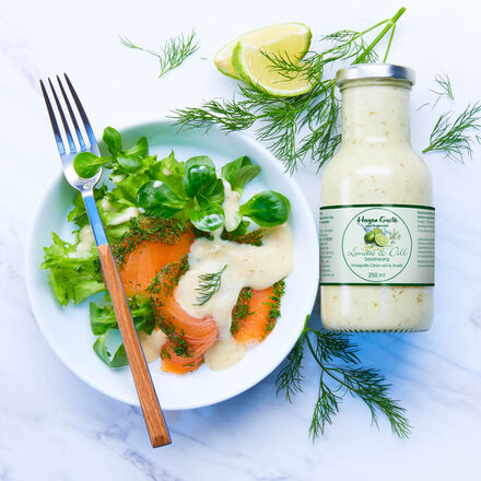 Produktbild fr 'Salatdressing Limette & Dill: Vollmundig, cremig, hocharomatisch'