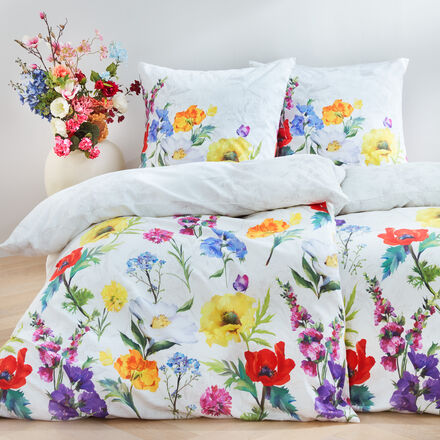 Produktbild f�r 'Satin-Bettw�sche f�r alle Jahreszeiten, 135/200+80/80 cm'