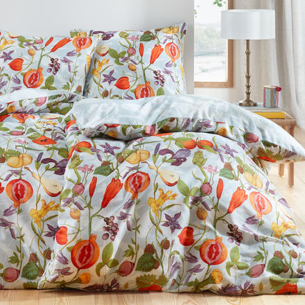 Produktbild fr 'Satin-Wende-Bettwsche im modernen Landhaus-Look'