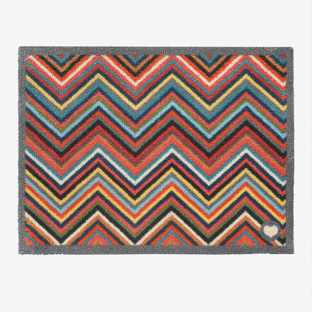 Produktbild fr 'Saugstarke Matte Chevron hlt 95 % Schmutz zurck'