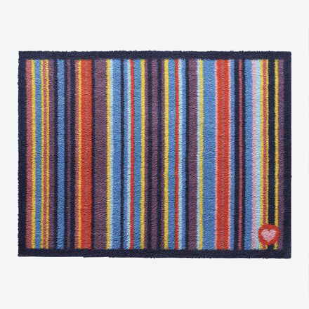Produktbild fr 'Saugstarke Matte Happy Stripe hlt 95 % Schmutz zurck'
