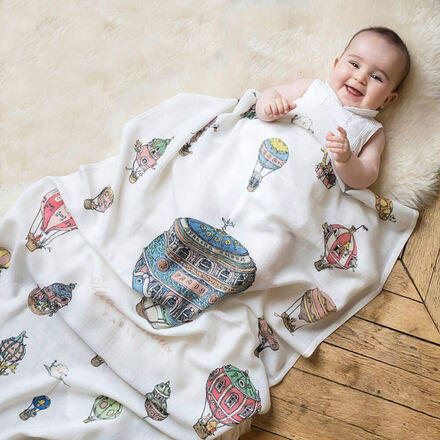 Produktbild fr 'Schmuseweiche Kaschmirwoll-Babydecke aus franzsischer Atelierfertigung'