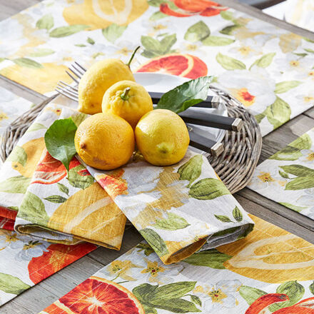 Produktbild f�r 'Serviette: Spritzig frisches Leinen zaubert den Sommer auf den Tisch'