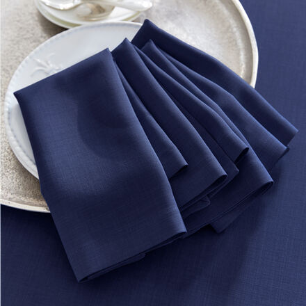 Produktbild f�r 'Serviettes unies avec traitement anti-taches - 40 x 40 cm'