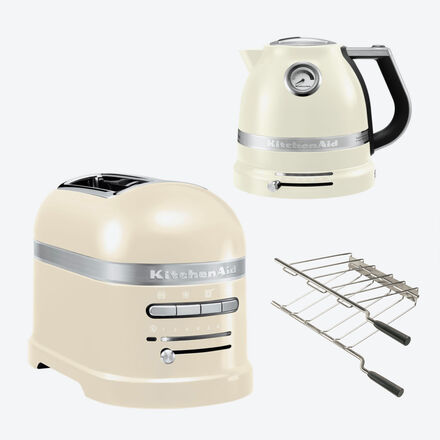 Produktbild fr 'Set: KitchenAid 2-Scheiben-Toaster und Doppelwand-Wasserkocher mit Temperaturvorwahl'