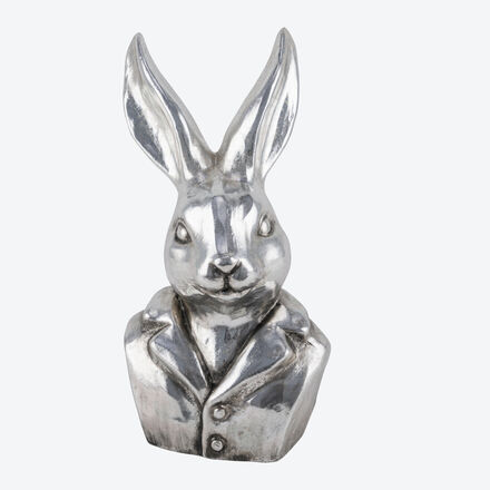 Produktbild f�r 'Silbergl�nzende Hasenb�ste'