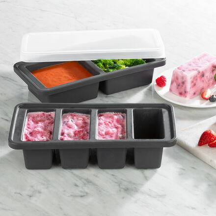 Produktbild fr 'Silikon-Gefrierformen: Perfekt portioniert einfrieren, einzeln entnehmen'
