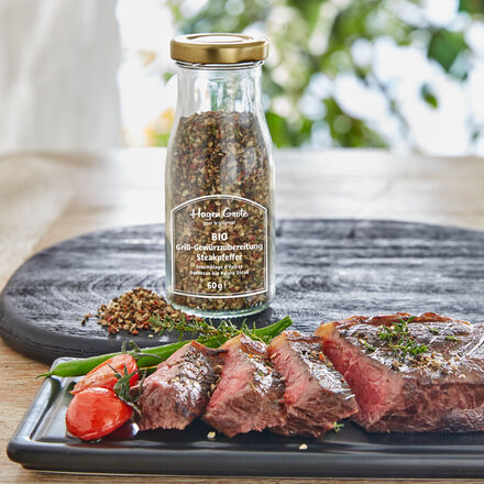 Produktbild fr 'Steakpfeffer: BIO-Grill-Gewrzmischungen fr hchste Ansprche'