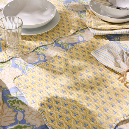 Produktbild f�r 'Stofftischsets aus Bio-Baumwolle, gesteppt, 2er-Set'