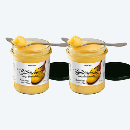Produktbild fr 'Superhoch erhitzbares Senner-Butterschmalz zum Braten, Frittieren, Wrzen'