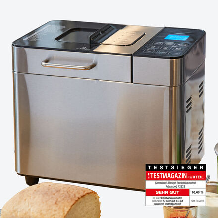 Produktbild fr 'Testsieger: Brot-Backautomat, der sogar Eis, Joghurt, Marmelade zubereitet'