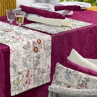 Produktbild f�r 'Tischdecke 130x130 Patchwork'