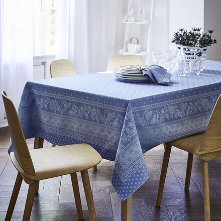 Produktbild fr 'Tischdecke - Hochwertig jacquardgewebt statt bedruckt: Provenzalische Tischwsche mit Fleckenschutz'