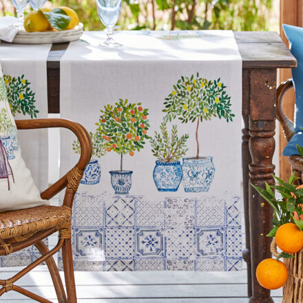 Produktbild fr 'Tischlufer mit malerischem Amalfi-Flair'