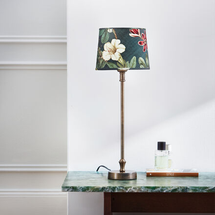 Produktbild fr 'Tischlampe mit floralem Charme'