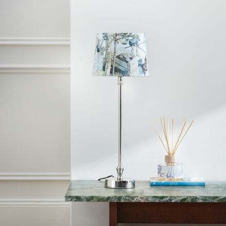 Produktbild fr 'Tischlampe mit nostalgischem Carl Larsson-Motiv'