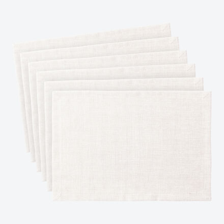Produktbild fr 'Unifarbene Basis-Tischsets mit Fleckschutz'
