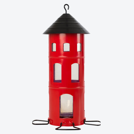 Produktbild fr 'Vielfltig befllbarer Vogelfutter-Turm im skandinavischen Design'