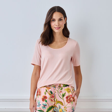 Produktbild fr 'Weiches Shirt Rosa in bequemer Passform'