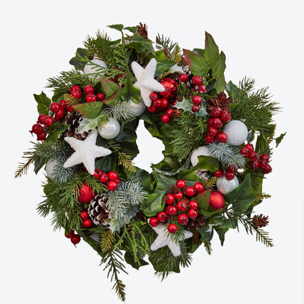 Produktbild fr 'Weihnachtskranz im Stil nordischer Weihnachten'