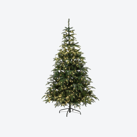 Produktbild fr 'Wiederverwendbarer LED-Weihnachtsbaum - nachgebildete Edeltanne in 3 Gren mit 400/ 600 oder 800 LEDs'