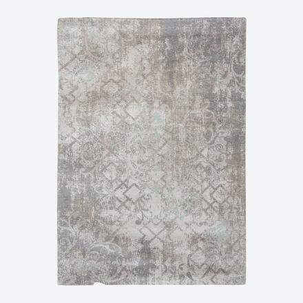 Produktbild fr 'Wohnlicher Jacquard-Teppich aus belgischer Weberei'