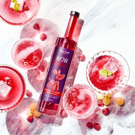 Produktbild fr 'Wow Wow Aperitivo: Muskateller trifft Himbeere'